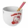 Silver Buffalo Hello Kitty Ramen Bowl Palillos