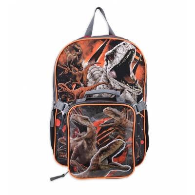 Mochila Escolar Jurassic World 17in Laptop Lonchera