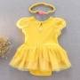 Disfraz Princesas Set 2 Piezas Vestido Manga Corta Bebe Bella