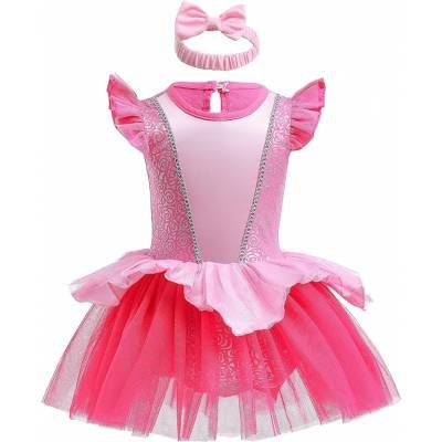 Disfraz Princesas Set 2 Piezas Vestido Manga Corta Bebe Bella D