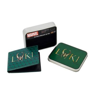 Concept One Marvel Loki Wallet Portafolios Delgada Estuche Decorativo Hombre y Mujer