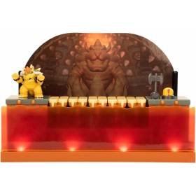 Figura Nintendo Super Mario Deluxe Bowser Battle Playset Luces y Sonidos Figura Nintendo Super Mario Deluxe Bowser Battle Playset Luces y Sonidos