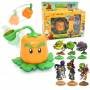 Figura Plants vs Zombies Pimiento Pili Lanzador Licencia Genuina Colección