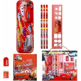 Set 8 Piezas Cars Sacapuntas Cuaderno Goma Lápices Regla Lapicera Set 8 Piezas Cars Sacapuntas Cuaderno Goma Lápices Regla Lapicera