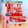 Set 8 Piezas Cars Sacapuntas Cuaderno Goma Lápices Regla Lapicera