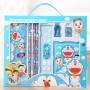 Set 8 Piezas Doraemon Sacapuntas Cuaderno Goma Lápices Regla Lapicera