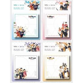 Notas Adhesivas Anime Karasuno High School 4 Post-it 240 Hojas 7.5x7.5cm