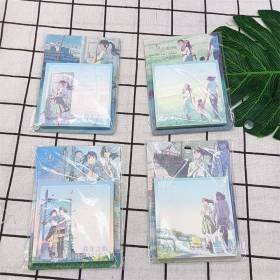 Notas Adhesivas Anime Suzume 4 Post-it 240 Hojas 7.5x7.5cm