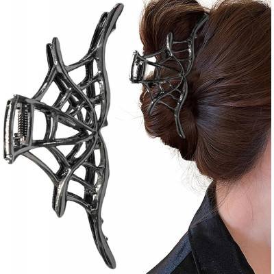 Pinzas Cabello Diseño de Telaraña Gótica Halloween Punk Accesorios Regalo Moda