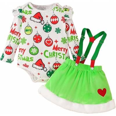 Mameluco Pijama  Navidad Vestido Grinch Verde Kawaii Disfraz