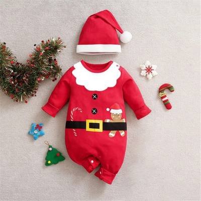 Mameluco Pijama  Navidad Santa Rojo Dulces Kawaii Disfraz