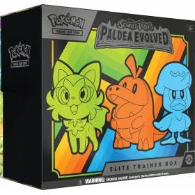 Pokemon TCG Colección Scarlet & Violet Paldea Evolved Elite Trainer Box Original Inglés Pokemon TCG Colección Scarlet & Violet Paldea Evolved Elite Trainer Box Original Inglés