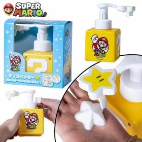Botella Dispensadora Jabón Super Mario Bros Espuma Estrella Baño Botella Dispensadora Jabón Super Mario Bros Espuma Estrella Baño