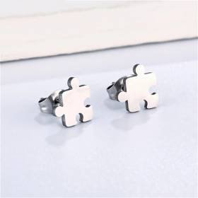 Aretes Pendientes Piezas Rompecabezas Iguales Mujer Elegante Moda Fiesta Regalo Aretes Pendientes Piezas Rompecabezas Iguales Mujer Elegante Moda Fiesta Regalo