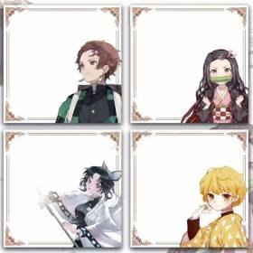 Notas Adhesivas Anime Demon Slayer Caras Cute 4 Post-it 200 Hojas 7.5x7.5cm Notas Adhesivas Anime Demon Slayer Caras Cute 4 Post-it 200 Hojas 7.5x7.5cm