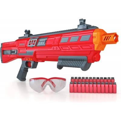 Pistola Lanzador Dart Zone MAX Dictator Ultimate Dart Blaster Rojo