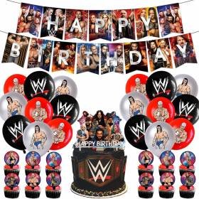 Set 18 Globos Látex Luchas WWE World Wrestling John Cena Letrero Fiesta y Decoración Set 18 Globos Látex Luchas WWE World Wrestling John Cena Letrero Fiesta y Decoración