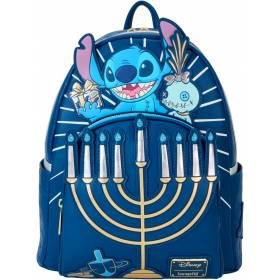 Mochila Original Loungefly Disney Lilo & Stitch Light Up Menorah Stitch