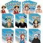 24 Etiquetas Armar DIY Anime One Piece Luffy Calcomanías Pegatinas