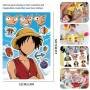 24 Etiquetas Armar DIY Anime One Piece Luffy Calcomanías Pegatinas