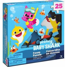 Pinkfong Baby Shark Rompecabezas Espuma 25 Piezas Juguetes Tiburón Regalos Fans Pinkfong Baby Shark Rompecabezas Espuma 25 Piezas Juguetes Tiburón Regalos Fans