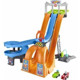 Pista Fisher-Price, LITTLE PEOPLE Gran Pista de Carreras de Hot Wheels Juguete para Bebé 18 Meses en Adelante Pista Fisher-Price, LITTLE PEOPLE Gran Pista de Carreras de Hot Wheels Juguete para Bebé 18 Meses en Adelante