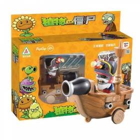 Figura Plants vs Zombies Barco Pirata Loro Licencia Genuina Colección Figura Plants vs Zombies Barco Pirata Loro Licencia Genuina Colección