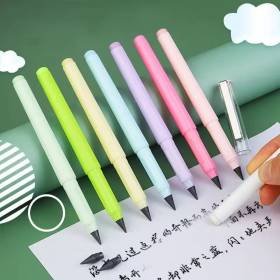 5 Lapices Borrable Ilimitado Infinitos Escritura Eterna Hb Sin Afilar Papelería Kawaii Suministros Escolares
