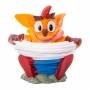 Figura Colección Crash Bandicoot Crash Spin 2,5 Pulgadas Oficial