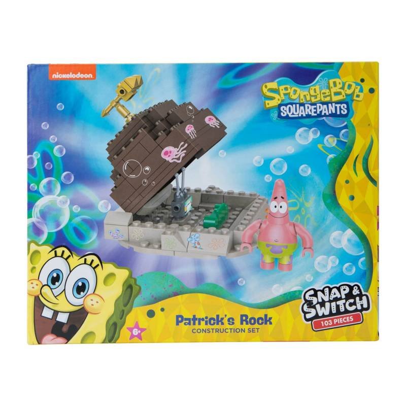 Bob Esponja Set Bloques Figuras Oficial Casa Patricio Construcción