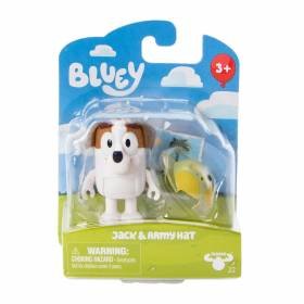 Figura Colección Bluey Story Pack Starter Jack & Army Hat Set Regalo