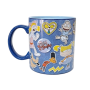 Taza Juego Regalo Cerámica Parches Personajes Nickelodeon 20oz