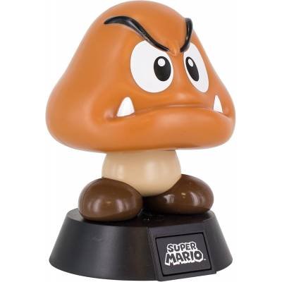 Paladone Super Mario Goomba 3D Nintendo Coleccionable Lampara Noche