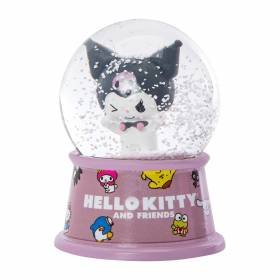 Figura Colección Hello Kitty Kuromi Mini Globo Nieve Oficial