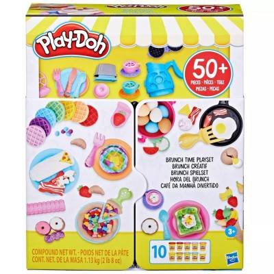 Play-Doh Playset Para La Hora del Brunch Más 50 Piezas Mayor 2 Años