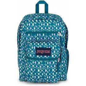 Mochila Unisex JanSport Laptop 2 Compartimentos Color Verde Azulado Mochila Unisex JanSport Laptop 2 Compartimentos Color Verde Azulado