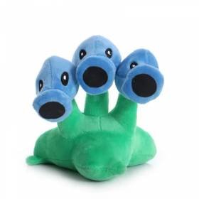 Peluche Videojuegos Threepeater Ice Plants vs Zombies Regalo Suave Felpa Juguetes Niños