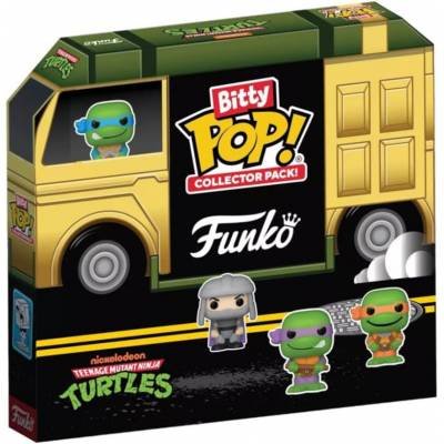 Funko Bitty Pop! Teenage Mutant Ninja Turtles 12 Unidades Multipack Retro Classic Colección Estante Exhibición