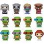 Funko Bitty Pop! Teenage Mutant Ninja Turtles 12 Unidades Multipack Retro Classic Colección Estante Exhibición