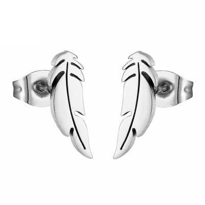 Aretes Pendientes Pluma Ave Elegantes Mujer Elegante Moda Fiesta Regalo