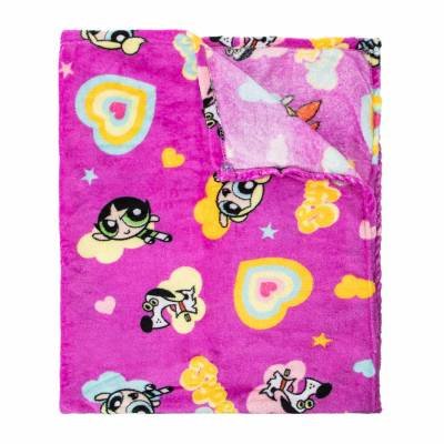 Manta Felpa Chicas Superpoderosas Frazada Suave Cobija 100x130cm