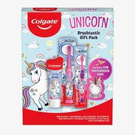 Set Regalo Cepillos de Dientes Colgate Unicornio Kids Pasta de dientes Set Regalo Cepillos de Dientes Colgate Unicornio Kids Pasta de dientes