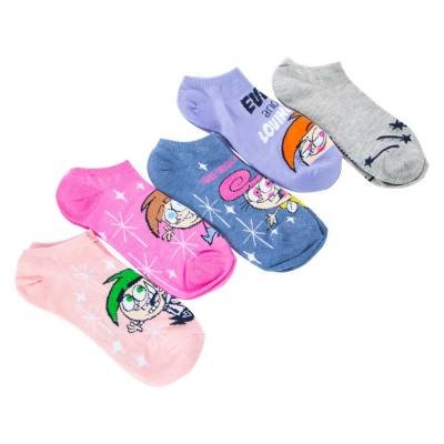 5 Calcetines Invisibles Mujer de Los Padrinos Mágicos Oficial