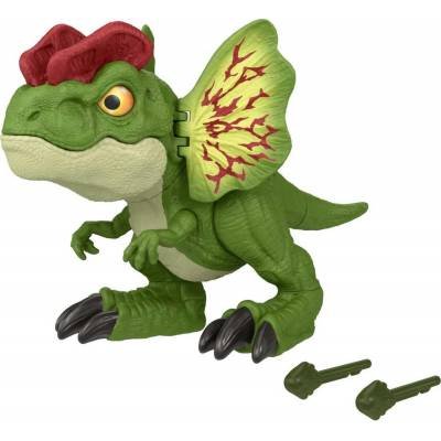 Jurassic World Dilophosaurus Juguete Dinosaurio Sonidos y Flechas Lucha Salvaje