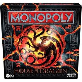 Monopoly Juego de Mesa House of The Dragon Edition Basado en la Serie de televisión
