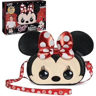 Bolsa Disney Minnie Mouse Licencia Oficial Juguete Interactivo Cartera Más de 30 Sonidos y Reacciones Bolso Cruzado