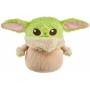Mattel Juguetes Star Wars Felpa Grogu Suave y Esponjosa,Mano de Empuje Sonido