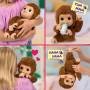 Little Live Pets My Baby Monkey Mango Juguete de Peluche Interactivo Más de 50 Sonidos y Reacciones Boca en Movimiento
