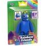 Rainbow Friends Figura de Acción Azul Posable 5 pulgadas de alto Serie 1