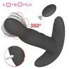 Vibrador Enchufe Anal Giratorio 360 Grados Masajeador